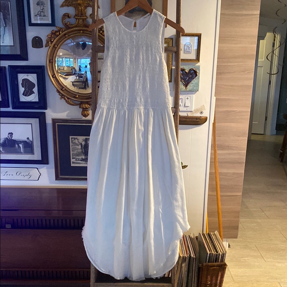 Ulla Johnson Cream Sleeveless Maxi Sundress size 4